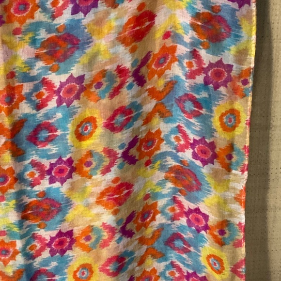 Colorful Floral Women's Scarf - Picture 4 of 11